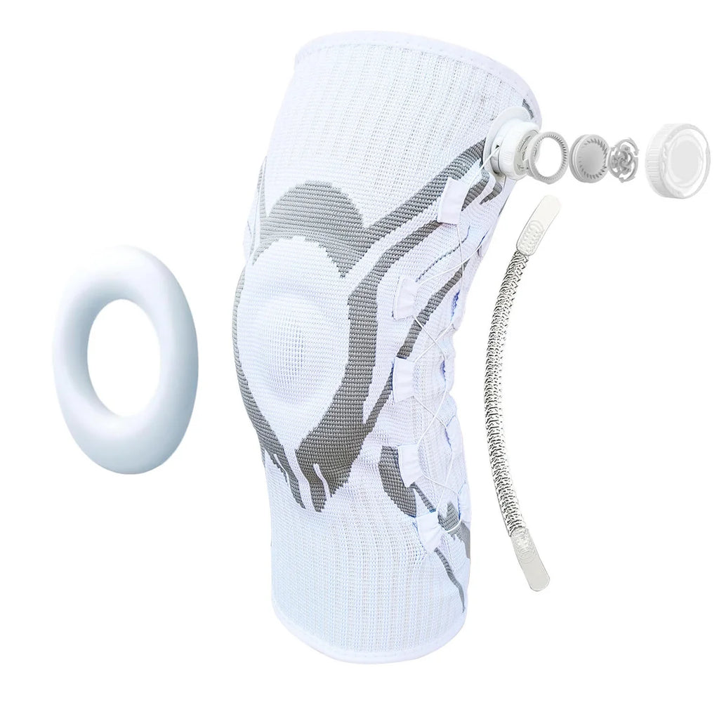 Dial-Adjustable Compression Knee Brace with Spring Support