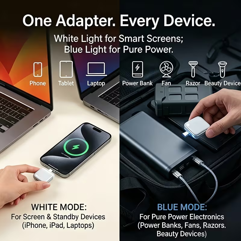 Smart 140W USB‑C Auto‑Disconnect Charger Adapter｜Auto Cut‑Off After Full Charge, Physical Power‑Off Overcharge Protection for Night Safe Charging