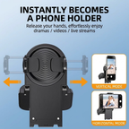 Wireless Bluetooth Selfie Phone Grip | Hand‑Held Camera Stabilizer with Detachable Remote