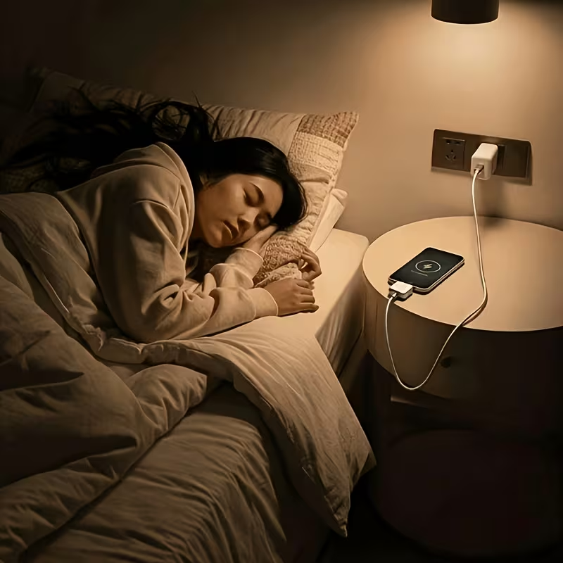 Smart 140W USB‑C Auto‑Disconnect Charger Adapter｜Auto Cut‑Off After Full Charge, Physical Power‑Off Overcharge Protection for Night Safe Charging