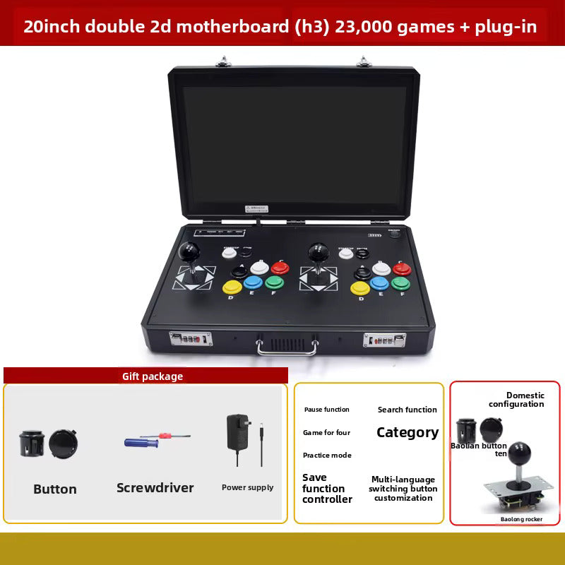 2026 New Pandora Double Joystick Portable Game Console Home King of Fighters 97 Nostalgic Integrated Fighting Machine