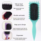 ✨ EdgeLift Curl Brush ✨ Defined Curls • Frizz Reduction • Smooth Hairstyle