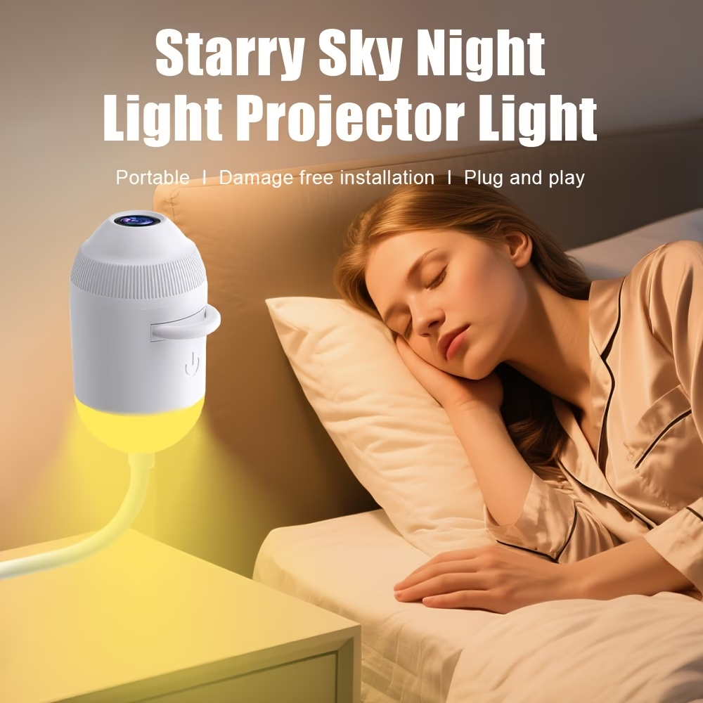 Limited Time: 30% OFF⚡ 360° Flexible HD Galaxy Night Light Projector