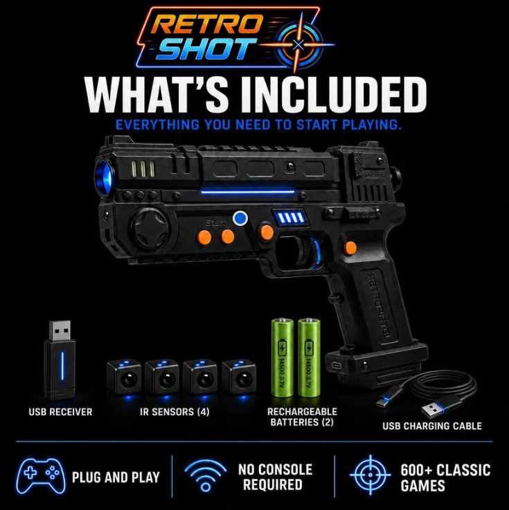 Limited Time: 30% OFF🌟Wireless Retro Arcade Gaming System