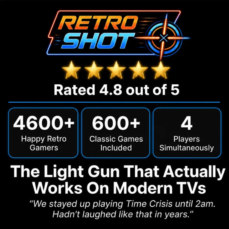 Limited Time: 30% OFF🌟Wireless Retro Arcade Gaming System
