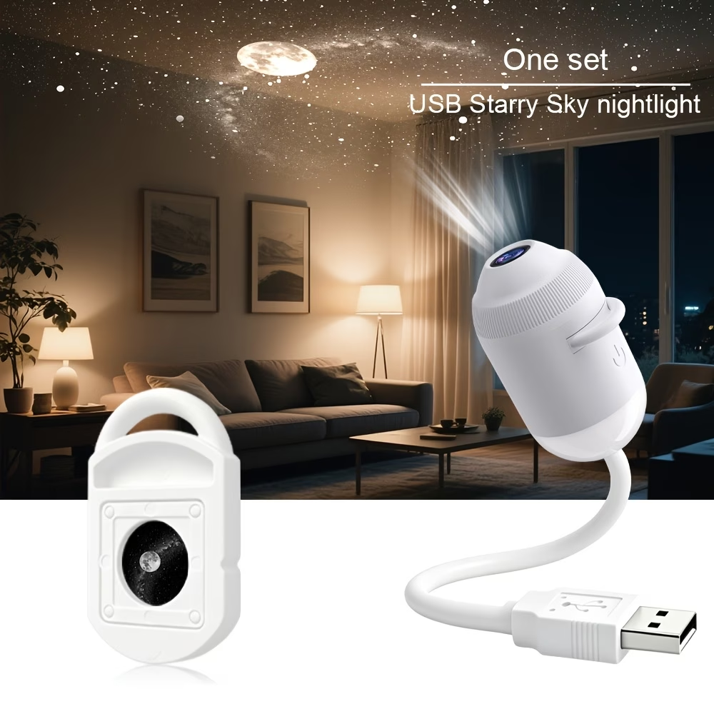 Limited Time: 30% OFF⚡ 360° Flexible HD Galaxy Night Light Projector