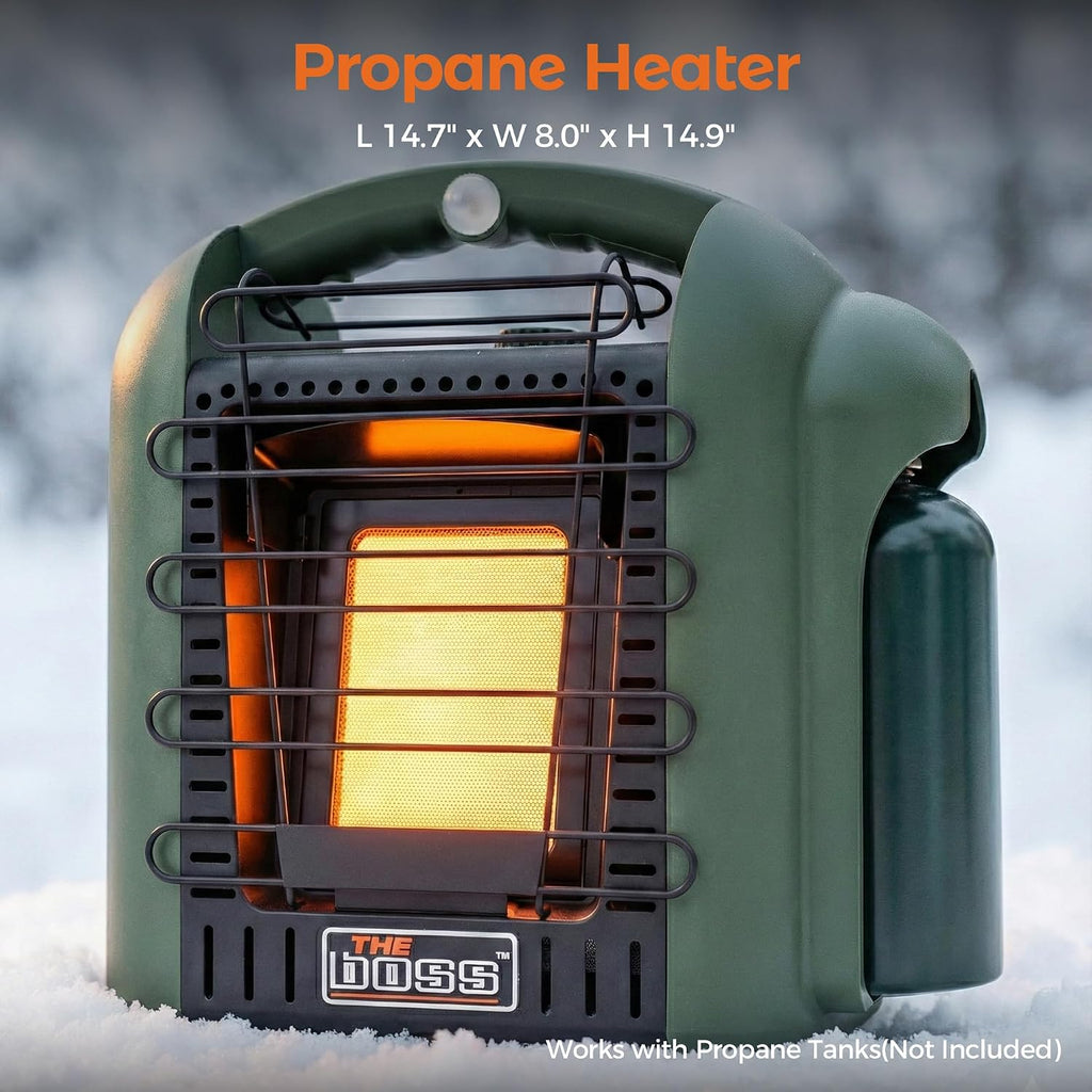 Limited Time: 30% OFF⚡The Vivtk Propane Heater, Outdoor Portable Heater, Camping Propane Heater, Outdoor Patio Heaters Heating System Christmas Gift