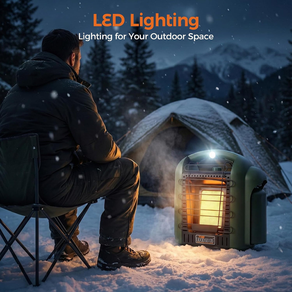 Limited Time: 30% OFF⚡The Vivtk Propane Heater, Outdoor Portable Heater, Camping Propane Heater, Outdoor Patio Heaters Heating System Christmas Gift