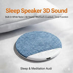 Limited Time: 30% OFF🔊 Round Fabric Cover Wireless Bluetooth Speaker, Mini Portable Home Decor Audio Player🛋️