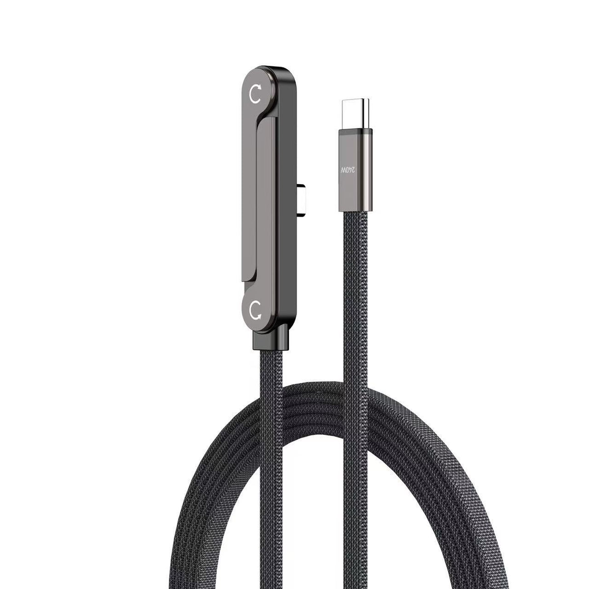 Limited Time: 30% OFF⚡ 240W PD Type-C Charging Cable With Foldable Phone Stand Adapter📱