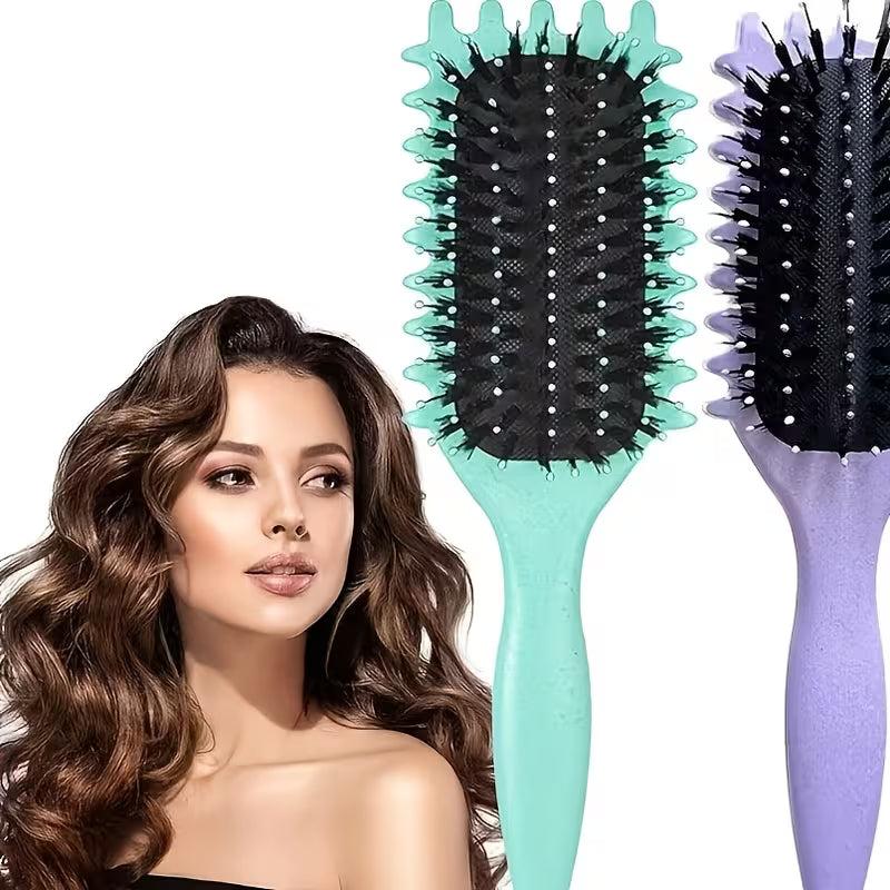 ✨ EdgeLift Curl Brush ✨ Defined Curls • Frizz Reduction • Smooth Hairstyle