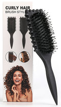 ✨ EdgeLift Curl Brush ✨ Defined Curls • Frizz Reduction • Smooth Hairstyle