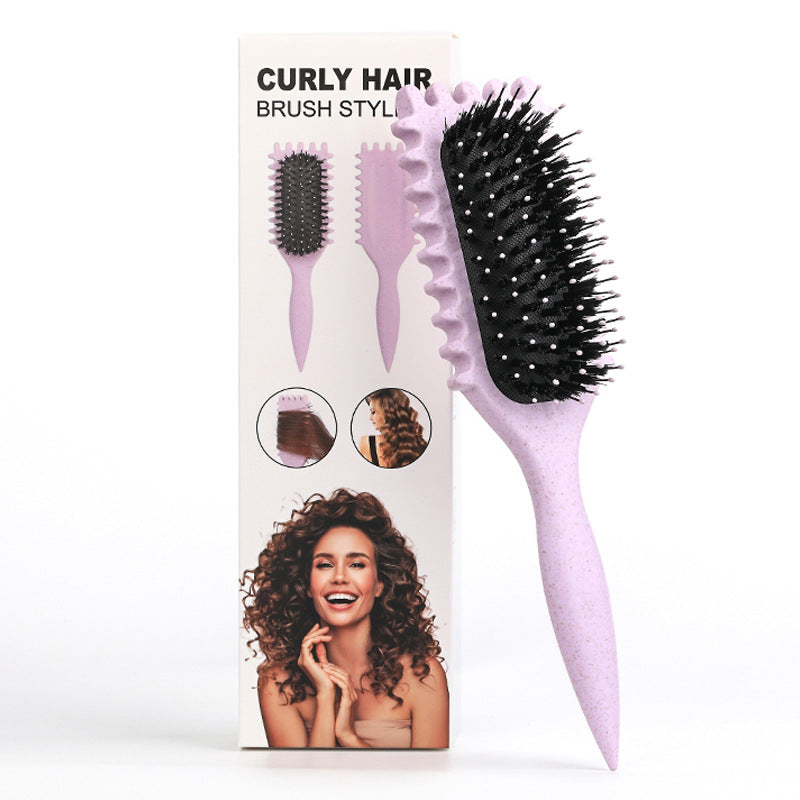 ✨ EdgeLift Curl Brush ✨ Defined Curls • Frizz Reduction • Smooth Hairstyle